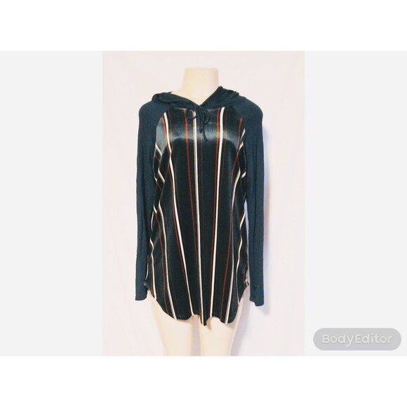 Hunter Green Hoodie Top L - Picture 5 of 9